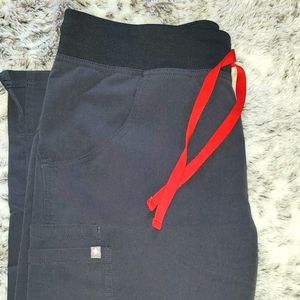 Medium Figs kade scrub pants charcoal